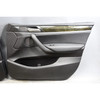 11-14 BMW F25 X3 Interior Front Door Card Panel Pair Black Leather OEM
