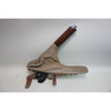BMW Z3 Wood E-Brake Handbrake Lever w  Beige Leather Boot Tan 2000-2002 USED OEM