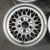1988-1995 BMW E34 E24 E32 Genuine 15x7 Style 5 Basketweave Wheels Set of 4 OEM
