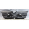 19-25 BMW G20 3-Series Front Interior Door Panel Card Trim Pair Black Leather OE