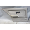 BMW E30 3-Series Sedan Rear Interior Door Panel Pair Grey Silver OEM 1988-1991 