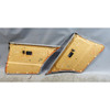 BMW E30 3-Series Sedan Rear Interior Door Panel Pair Grey Silver OEM 1988-1991 