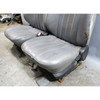 1986-1991 BMW E30 Sedan Basic Front Seat Pair Grey Silver Leather OEM