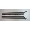 Damaged BMW E30 Front A Pillar Trim Pair Anthracite Black OEM 1984-1993