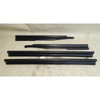 Damaged BMW E30 Sedan Interior Door Sill Carpet Trim Cover Set 1985-1991 OEM