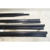 Damaged BMW E30 Sedan Interior Door Sill Carpet Trim Cover Set 1985-1991 OEM