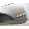 Damaged BMW E39 5-Series Driver Front Fender Aspen Silver Grey OEM 1997-2003