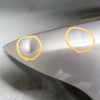 Damaged BMW E39 5-Series Driver Front Fender Aspen Silver Grey OEM 1997-2003