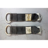 Damaged 1967-1976 BMW E10 114 2002 Coupe Rear Seatbelt Set Black OEM 