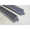 1999-2003 BMW E39 5-Series Touring Rear Trunk Vent Louver Panel Pair Grey OEM