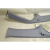 Damaged 99-03 BMW E39 Touring Rear D-Pillar Trim Cover Pair Grey OEM