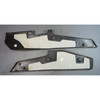 BMW E39 5-Series Front Center Console Side Carpet Panel Pair Grey OEM 1997-2003