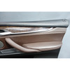 14-18 BMW F15 X5 Front Door Card Panels Mocha Brown Extended Napa Leather OEM