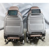 BMW F15 X5 Front Comfort Seat Pair Brown Napa Leather Heated/Cooled w/ TVs OEM