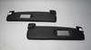 2003-2008 BMW Z4 E85 Roadster Sun Visor Pair Black Vinyl Left Right OEM