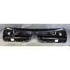 04-08 BMW E85 Z4 E86 Interior Door Card Panel Trim Pair Black Red Leather OEM