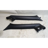 2003-2008 BMW E85 Z4 Roadster A-Pillar Windshield Column Trim Covers Black OEM