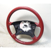 BMW E36 3-Series Z3 Steering Wheel Tannin Red Leather 4 Spoke OEM