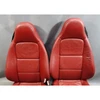 96-98 BMW Z3 Roadster Front Seat Pair Tannin Red Leather OEM