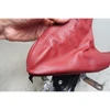 1996-2002 BMW Z3 Emergency Parking Brake Lever Tannin Red Leather Chrome OEM