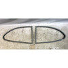 2000-2006 BMW E46 3-Series Coupe Rear Vent Window Rubber Seal Gasket Pair OEM