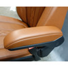 Damaged 19-25 BMW X7 Right Rear Seat Second Row Tartufo Leather G07 OEM