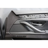 BMW F10 Front Door Card Panel Trim Pair Black Leather OEM 2011-2016 5-Series 