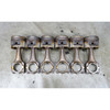 91-92 BMW E36 325i E34 525i M50B25 Non-Vanos Piston Connecting Rod Set of 6 OEM