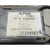Damaged BMW 2002 114 Alpine 7151 AM FM Cassette Radio Trim Assembly 1968-1976