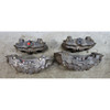 11-16 Porsche Panamera 4 AWD Brake Caliper Set Front Rear Brembo OEM 970