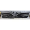 00-06 BMW E46 3-Series 2-Door Door Panel Card Pair Black Laser Cloth OEM *NOTE*