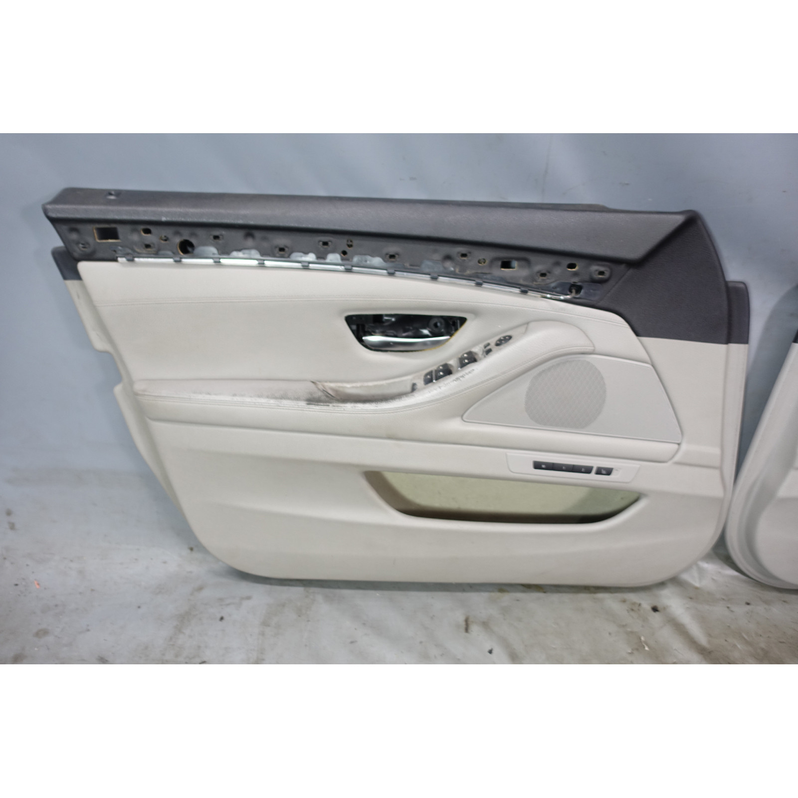 Front Int 2011-2013 BMW F10 5-Series Front Int Door Panel Trim Skin Pair Everest ...