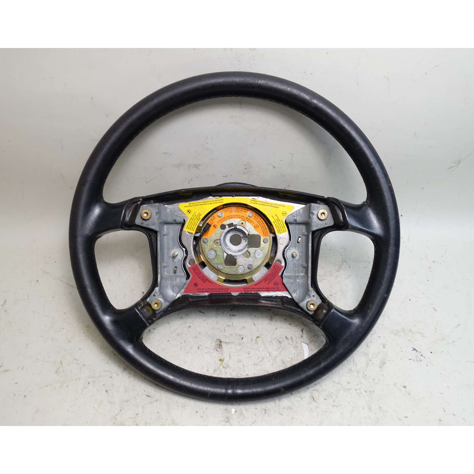 1987-1990 BMW E34 5-Series E24 E32 Factory Leather Steering Wheel