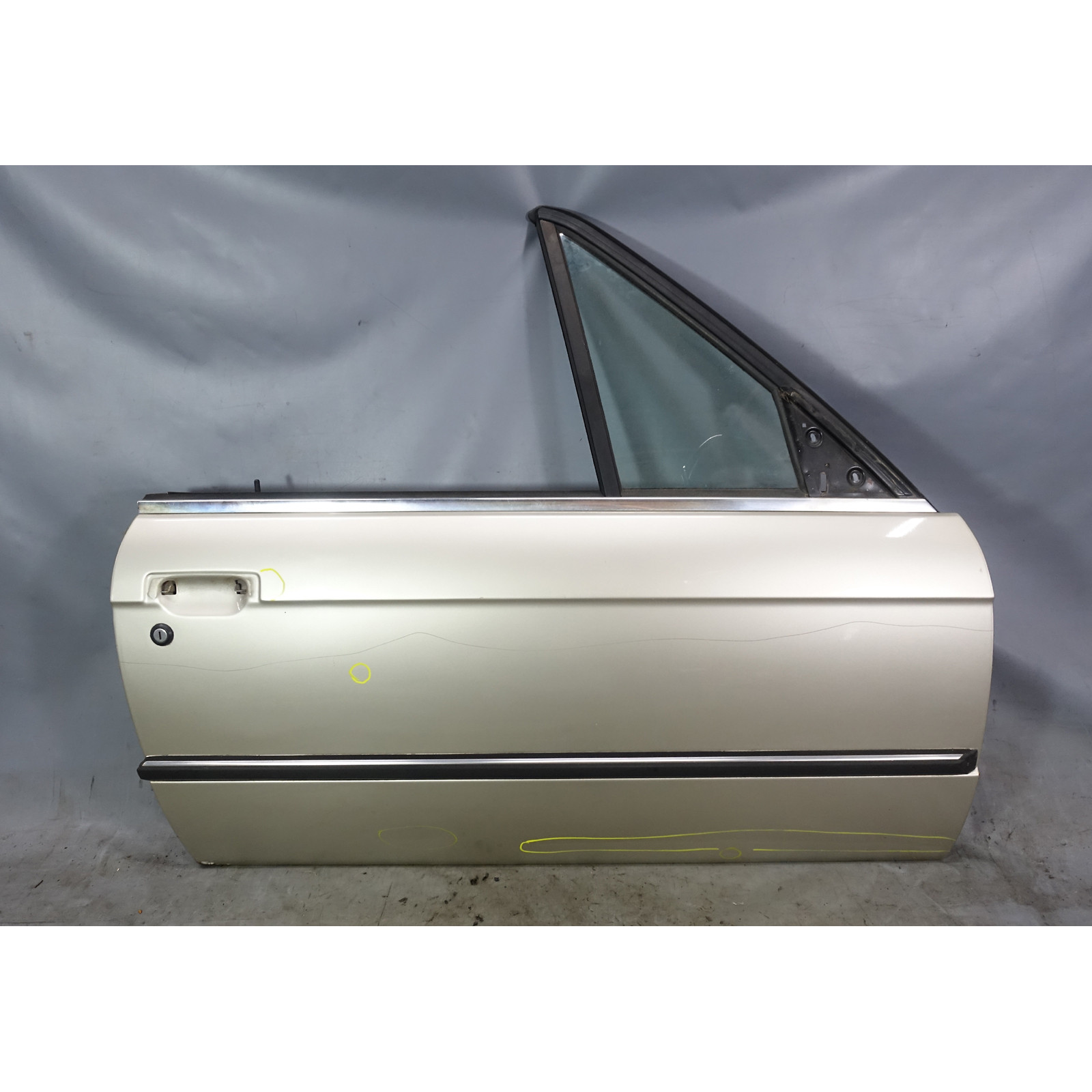 1987-1993 BMW E30 3-Series Convertible Right Door Shell Bare