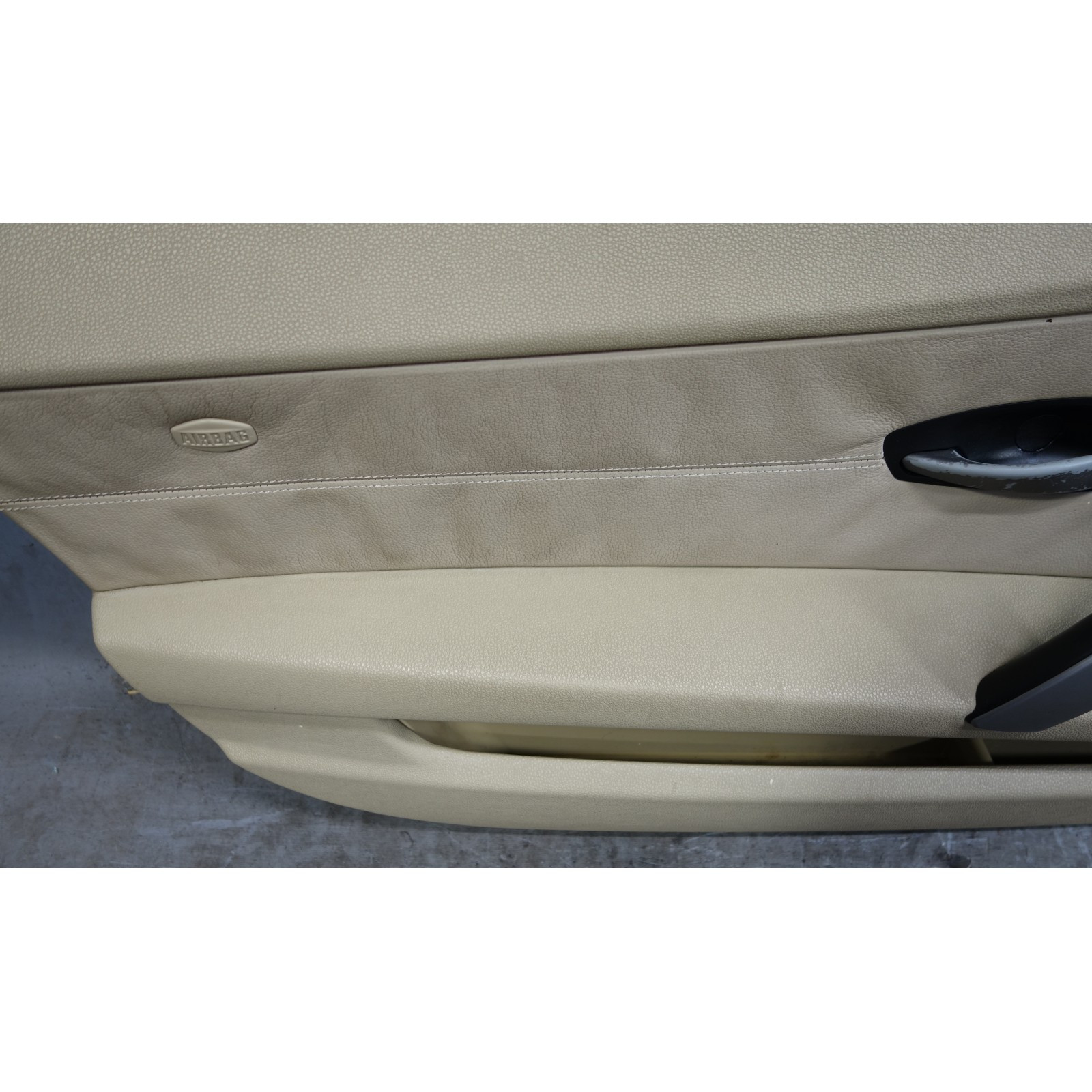 2003-2008 BMW E85 E86 Z4 Interior Door Panel Card Trim Pair Beige