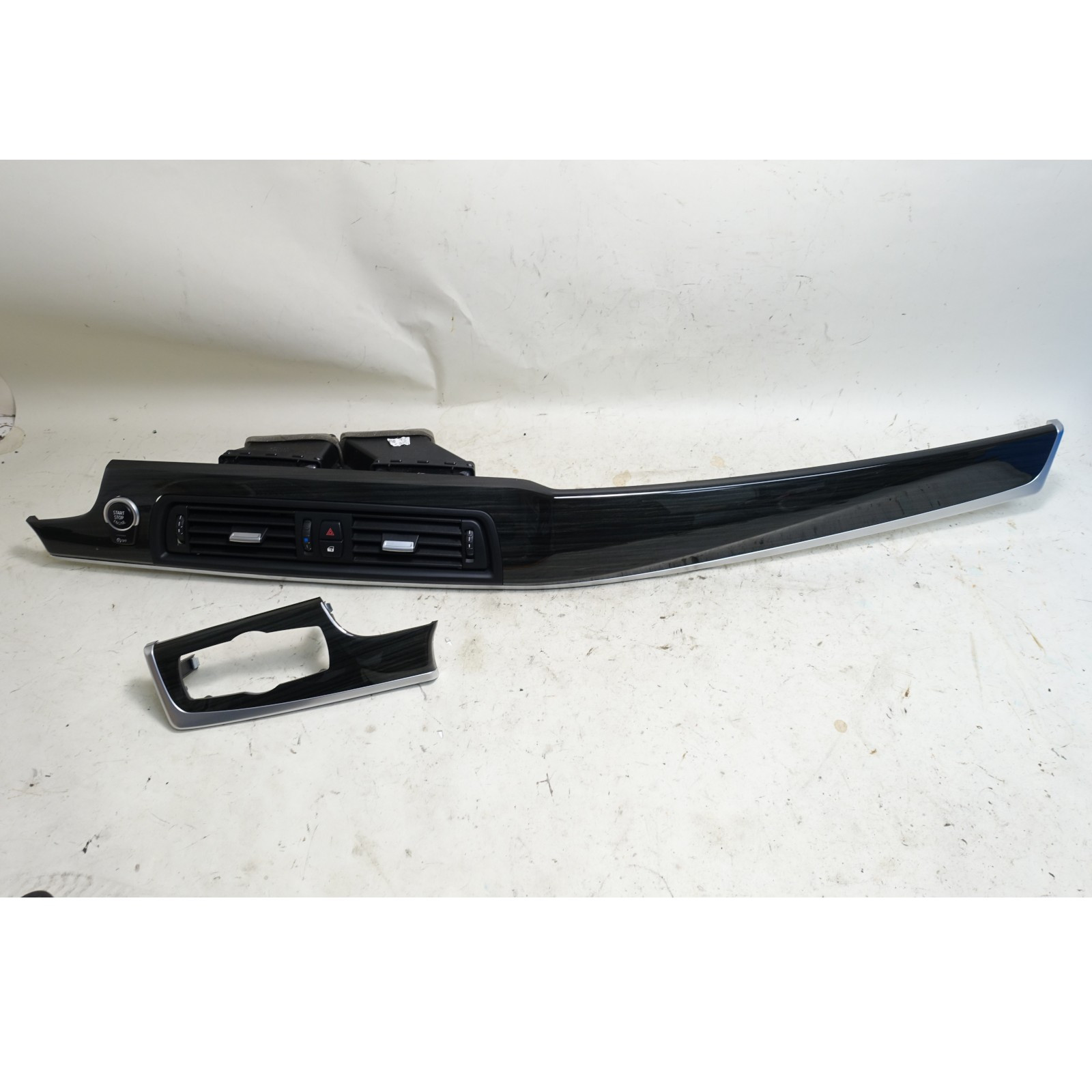 11-16 BMW F10 5-Series Front Dashboard Wood Trim Pair Anthracite