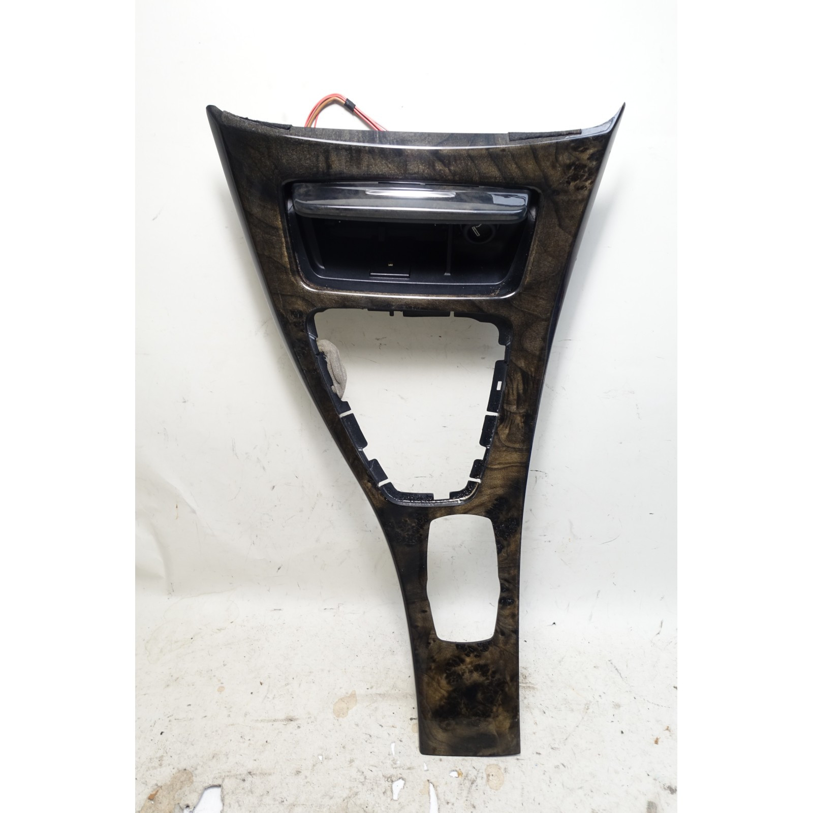 BMW E92 3-Series Coupe Front Console Wood Trim Grey Poplar CIC