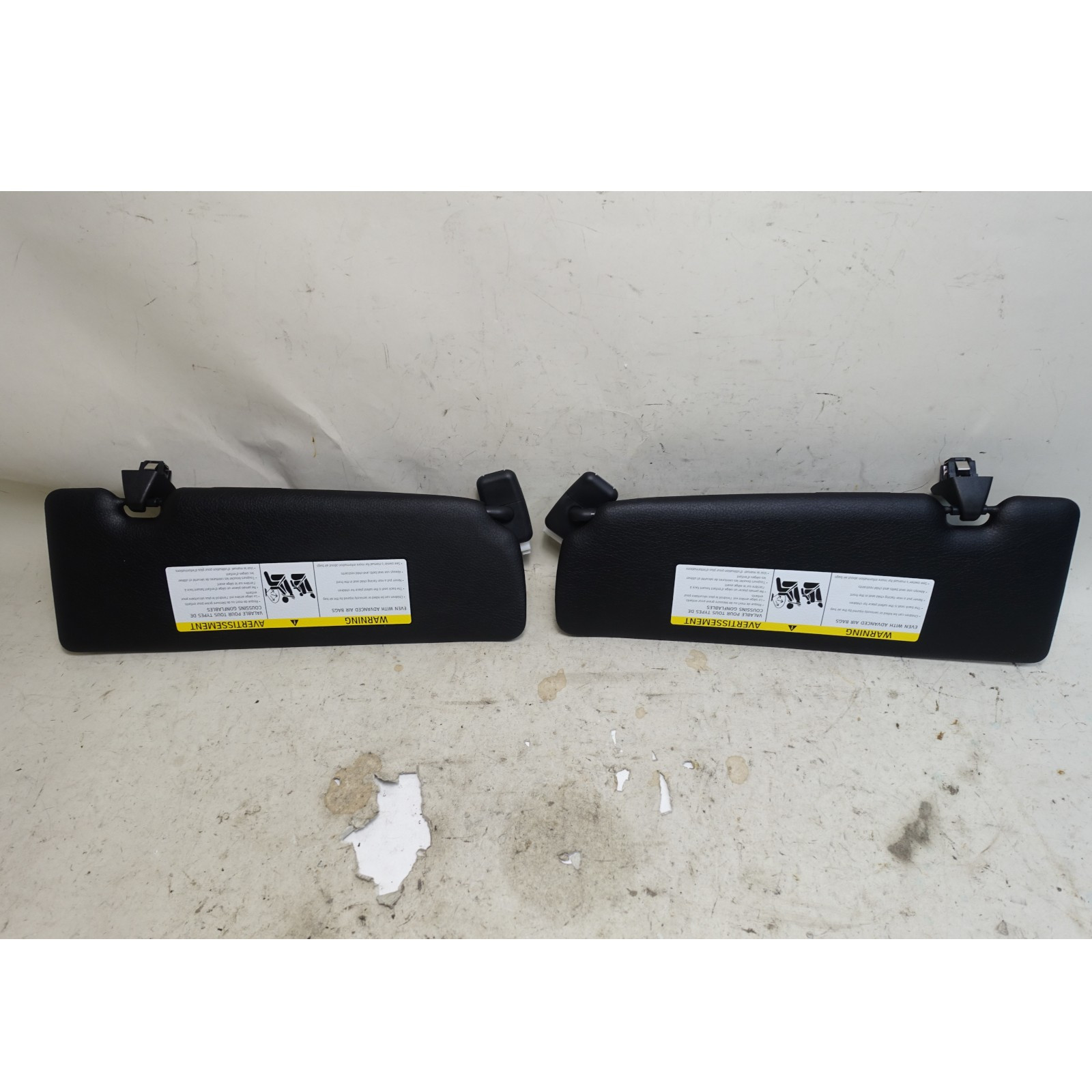 Damaged 2014-2021 BMW F22 2-Series F87 Coupe Front Sun Visor Pair