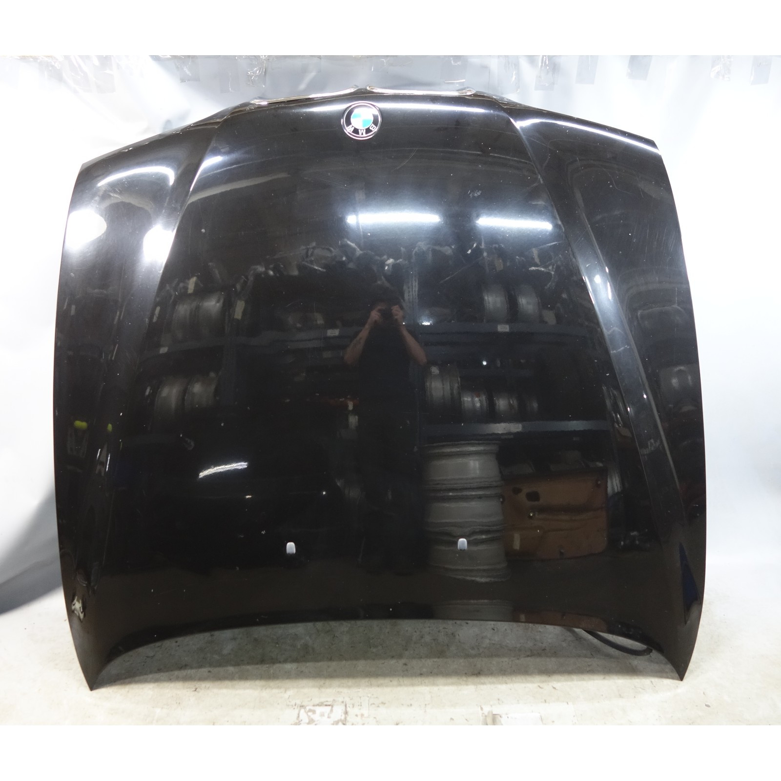 97-03 BMW E39 5-Series Front Hood Bonnet Panel Schwarz Black II