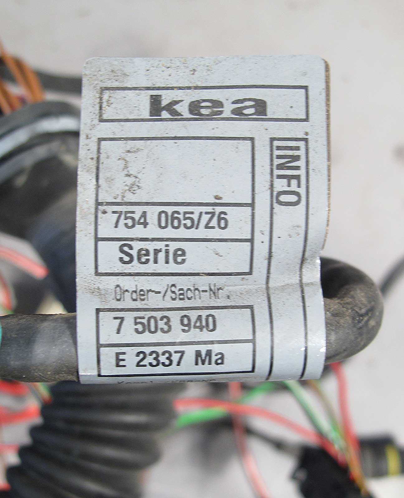 BMW E39 540i 4.4L V8 6-Speed Manual Trans Wiring Harness Complete