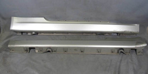 BMW E63 E64 6-Series Ext Side Skirt Door Sill Cover Pair Mineral Silver 2004-07