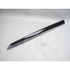 2011-2016 BMW F10 5-Series Left Rear Door Wood Trim Strip Anthracite Fine Line