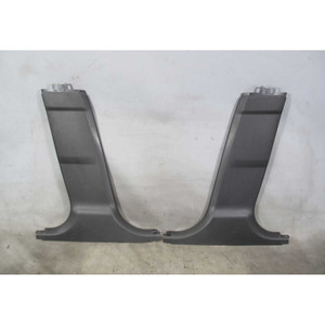 2011-2016 BMW F10 5-Series Sedan Int B- Pillar Column Lower Cover Pair Black OEM