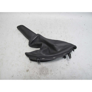 2006-2010 BMW E60 M5 Emergency Hand Brake Lever Boot Black Merino Leather OEM - 20293