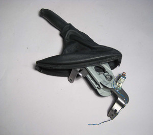 BMW E46 Handbrake Parking Brake E-Brake Lever Black Leather 1999-2006 USED OEM