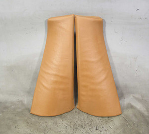 2011-2017 BMW F25 X3 SAV Rear Seat Backrest Side Bolster Pad Pair Brown Leather