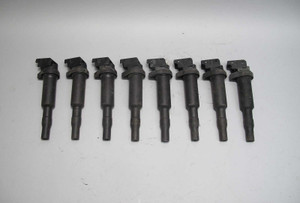 BMW S54 N63N Stick Ignition Coil Set of 8 BOSCH 2006-2015 OEM 0221504470