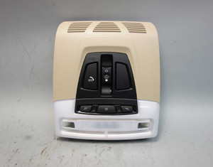2012-2017 BMW F30 3-Series 2-Series Front Roof Map Light Switch Unit Beige OEM