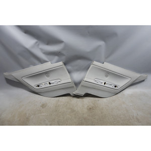 2001-2006 BMW E46 M3 Coupe Rear Interior Lateral Trim Panels Grey Nappa OEM