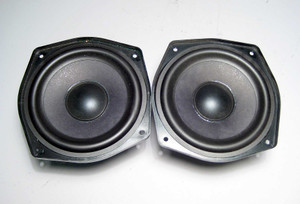 BMW E85 Z4 HiFi DSP Front Footwell Rear Woofer Speaker Pair 2003-2006 OEM USED